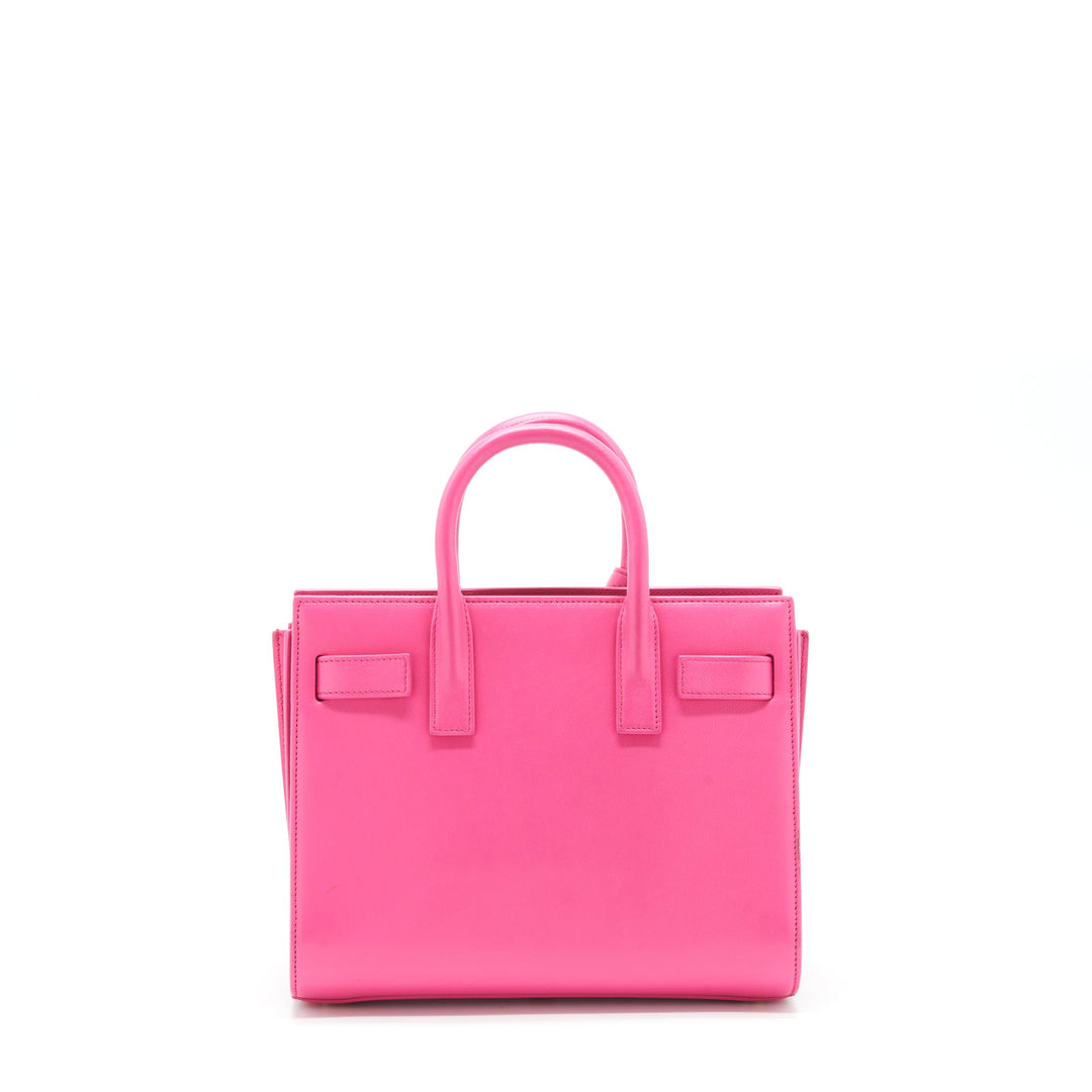 Saint Laurent/YSL Nano Sac De Jour Nano Calfskin Pink GHW