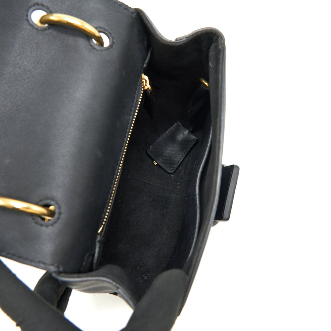 Burberry Small DK88 Top Handle Bag Black