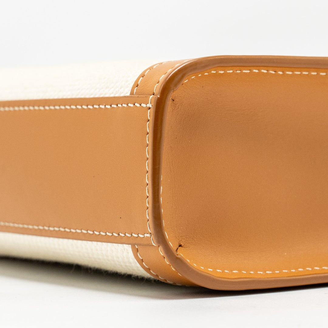 Celine Mini Vertical Cabas Canvas/Calfskin Multicolour