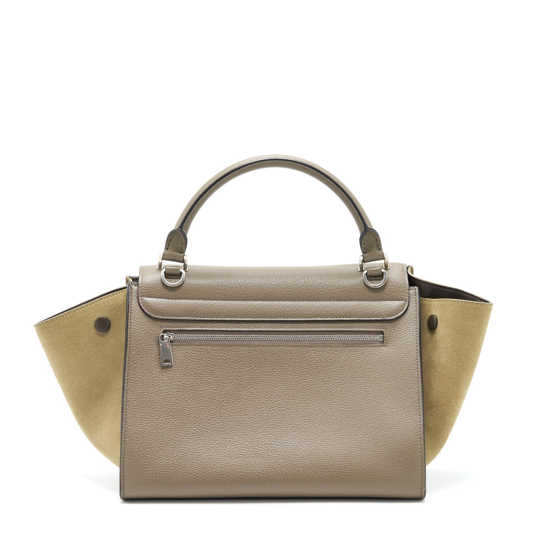 Top Quality Celine Trapeze Bag Calfskin Grey