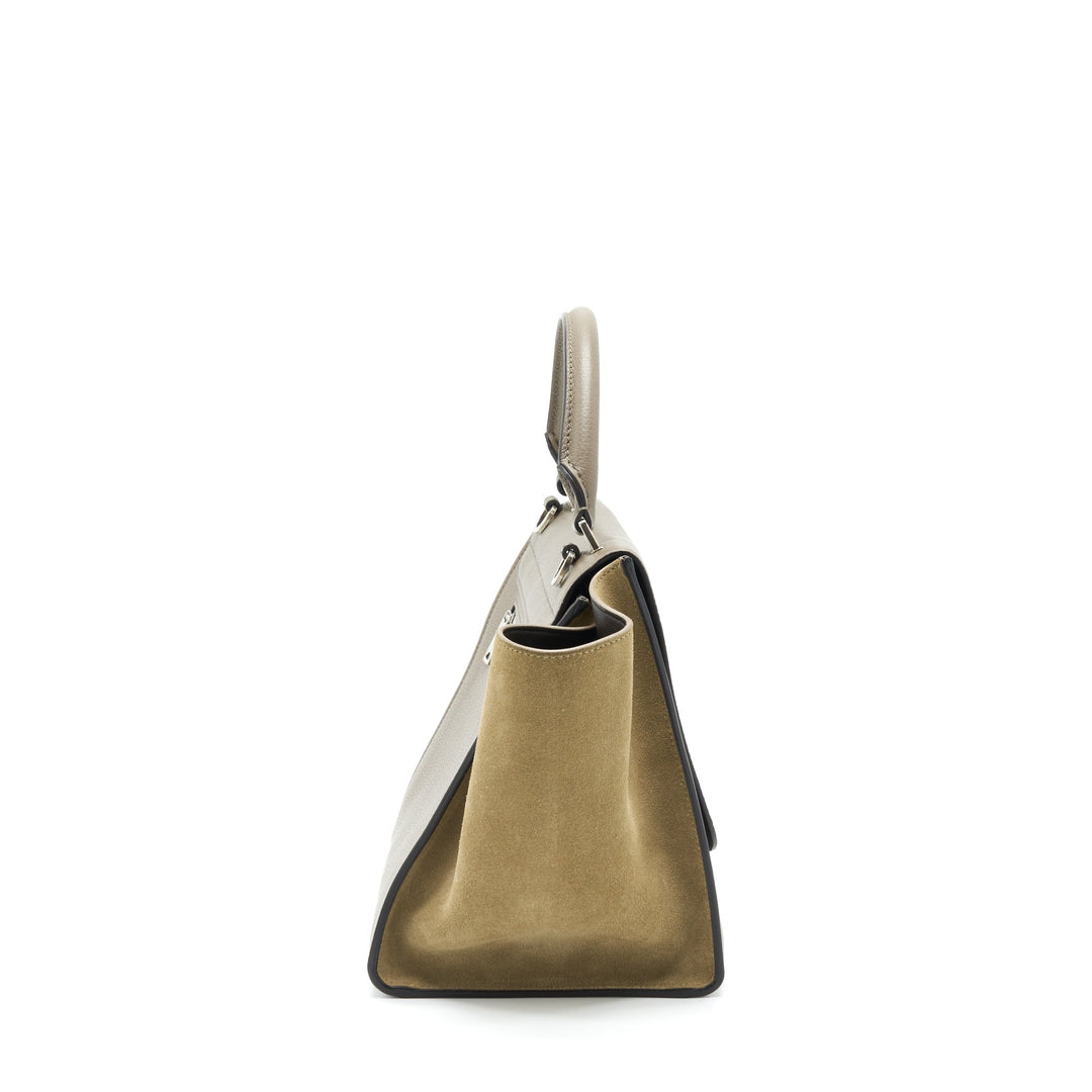 Top Quality Celine Trapeze Bag Calfskin Grey