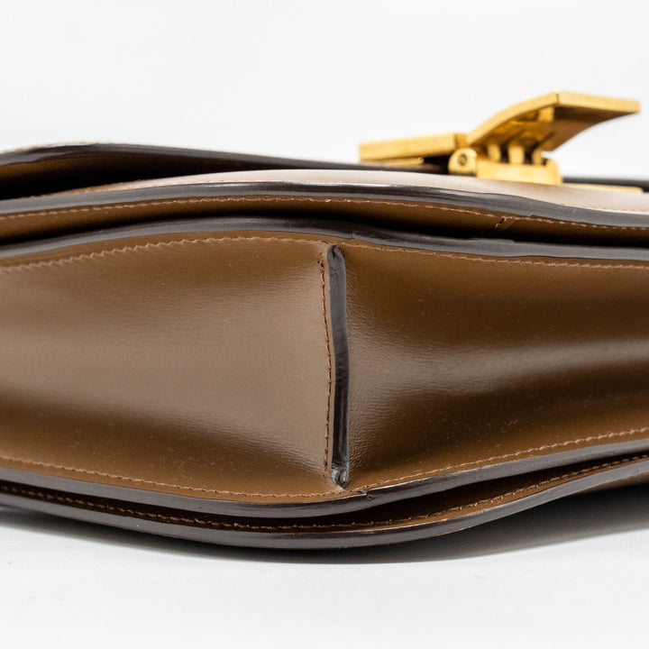 Celine Medium Classic Box Bag Calfskin Brown
