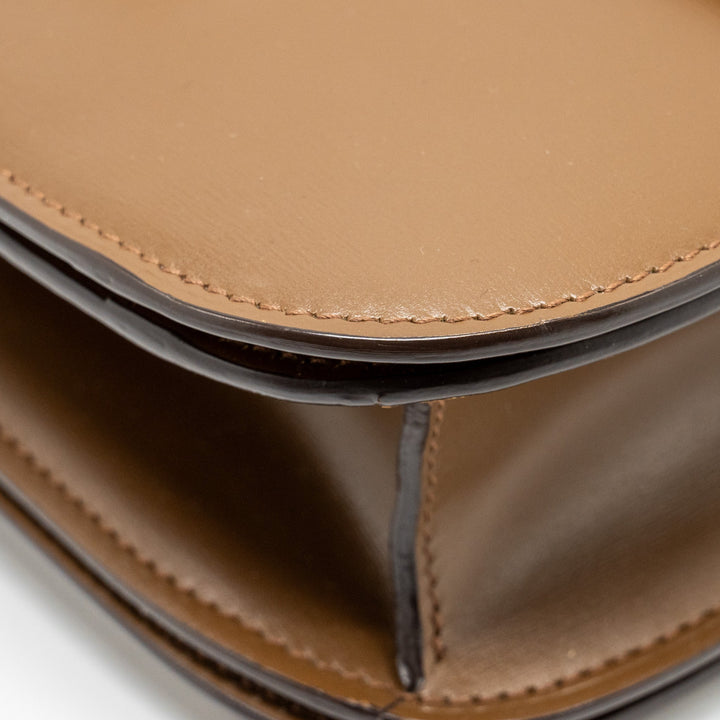 Celine Medium Classic Box Bag Calfskin Brown