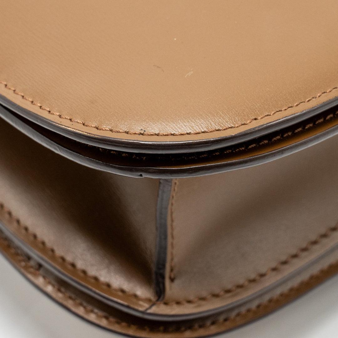 Celine Medium Classic Box Bag Calfskin Brown