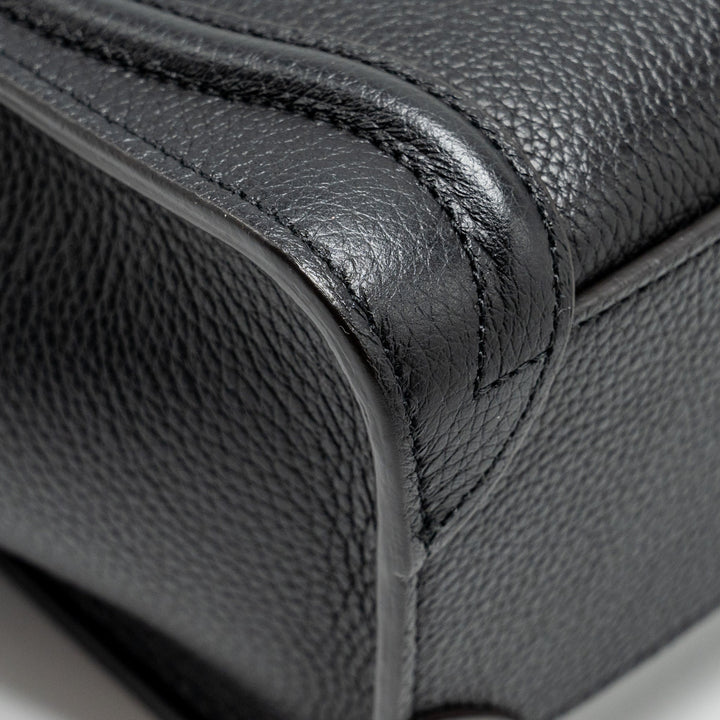 Celine nano luggage bag calfskin black