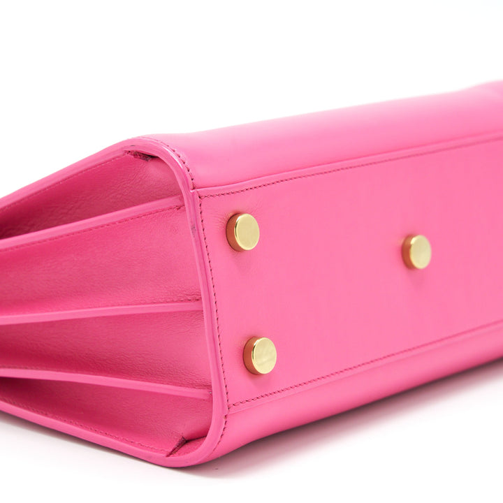 Saint Laurent/YSL Nano Sac De Jour Nano Calfskin Pink GHW