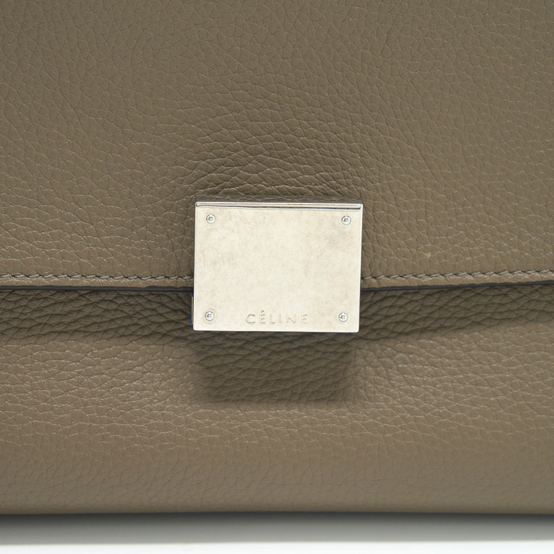 Top Quality Celine Trapeze Bag Calfskin Grey