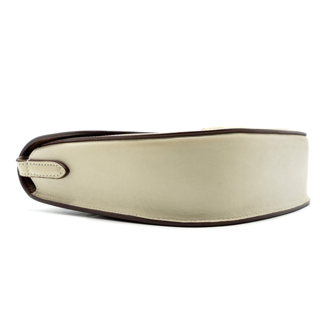Top Quality Celine troutteur crossbody bag leather caramel / cream
