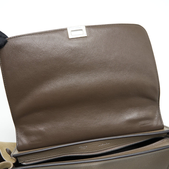 Top Quality Celine Trapeze Bag Calfskin Grey