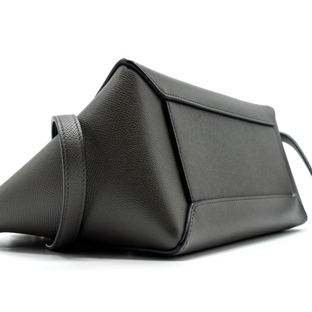 Celine micro belt bag calfskin grey