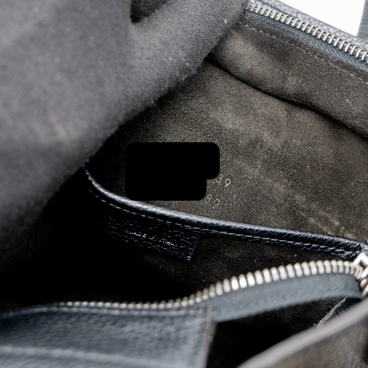 Top Quality Celine Nano Luggage Bag Calfskin Black