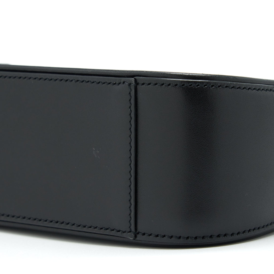 Saint Laurent/YSL Le5 A7 Hobo Bag Smooth Calfskin Black GHW