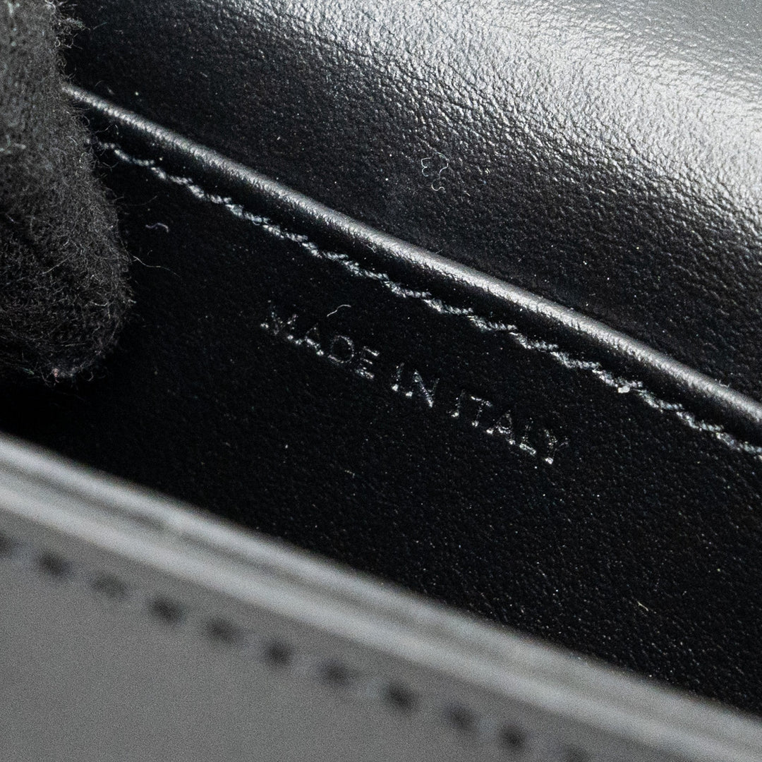 Celine Mini Claude Shiny Calfskin Black