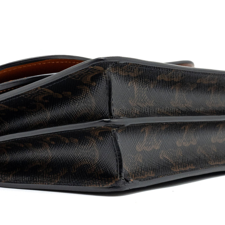 Top Quality Celine Wallet On Strap Triomphe Canvas/Smooth Lambskin Tan