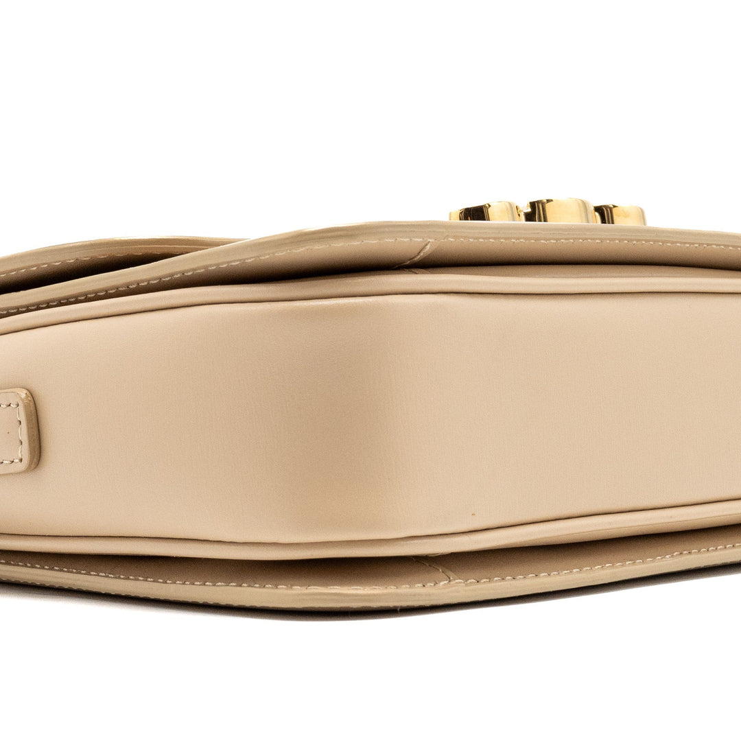 Top Quality Celine Teen Triomphe Bag Calfskin Light Beige