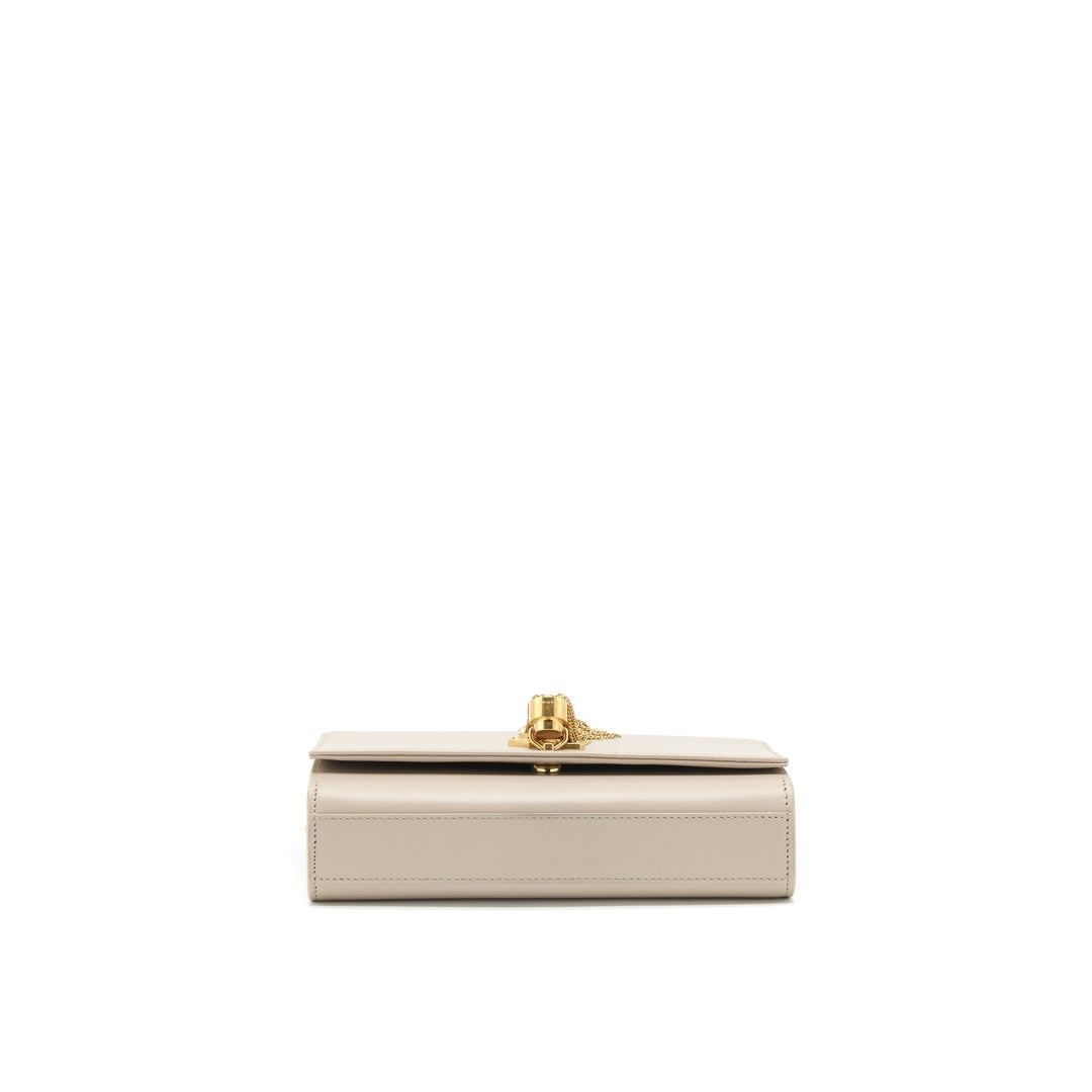 Saint Laurent kate Bag with Tassel beige GHW