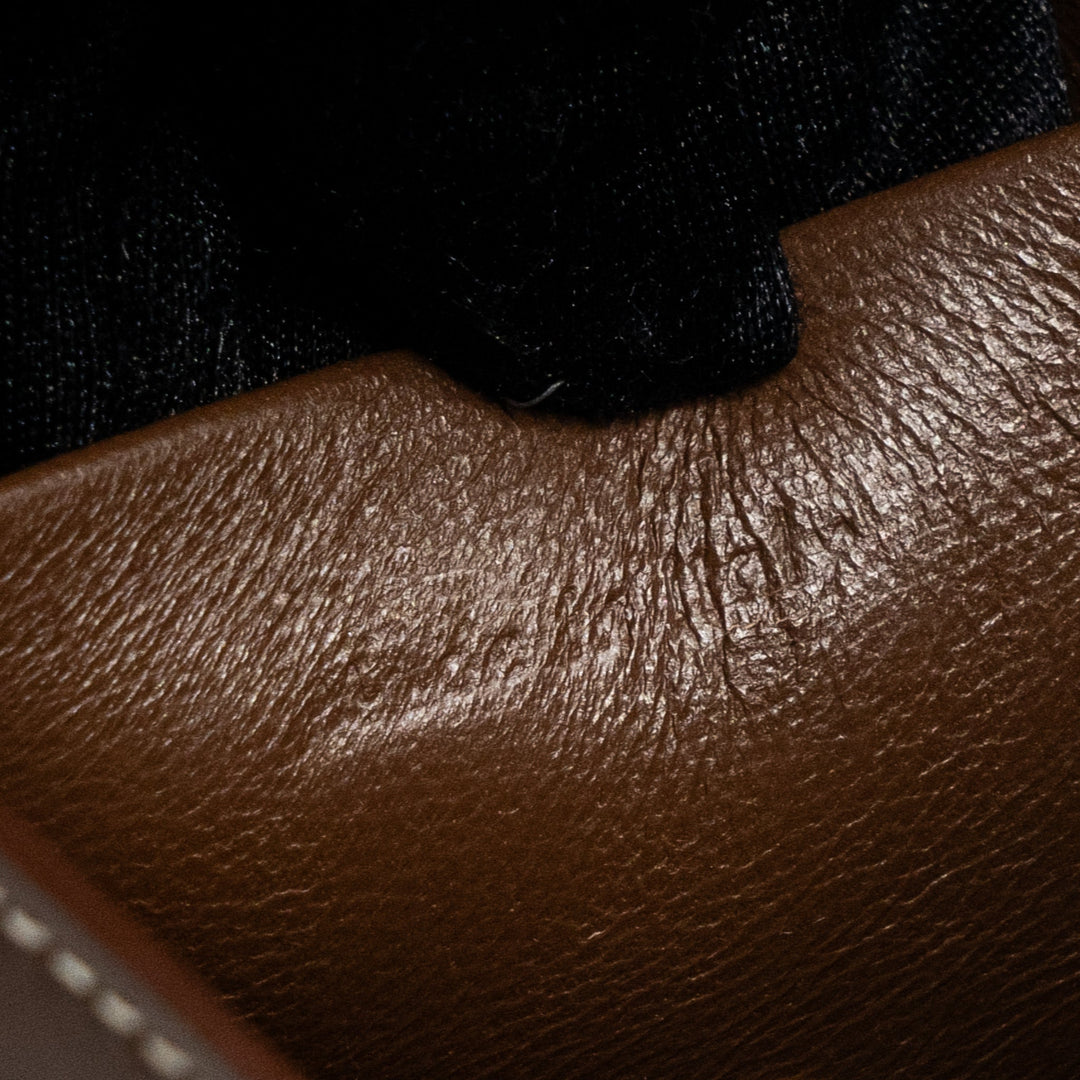 Top Quality Celine troutteur crossbody bag leather caramel / cream