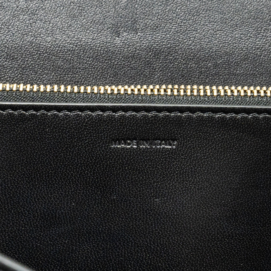 Celine Medium Classic Box Bag Calfskin Black