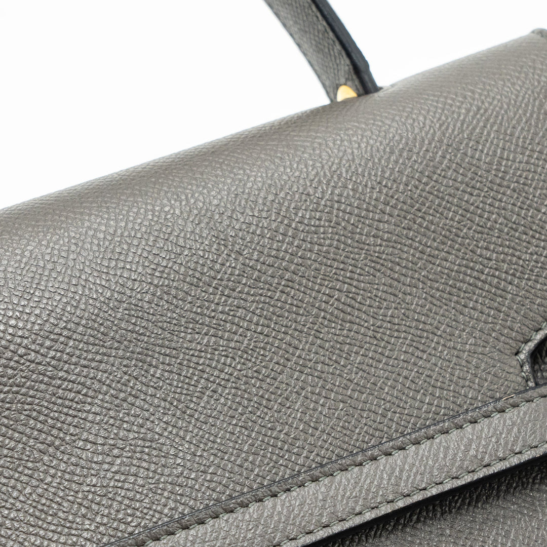 Celine micro belt bag calfskin grey