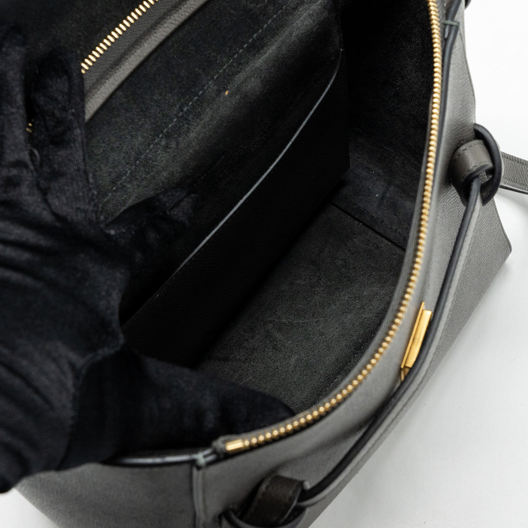 Celine micro belt bag calfskin grey