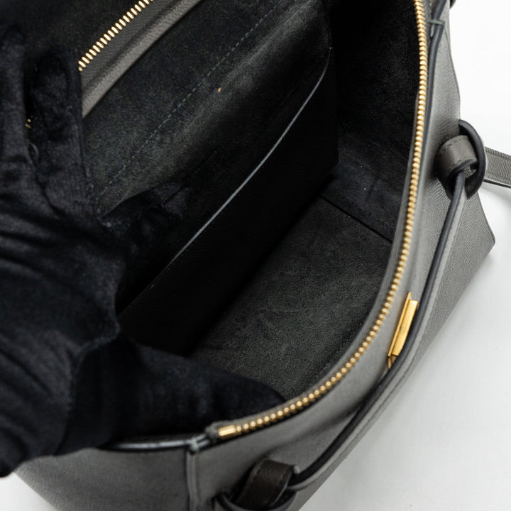 Celine micro belt bag calfskin grey