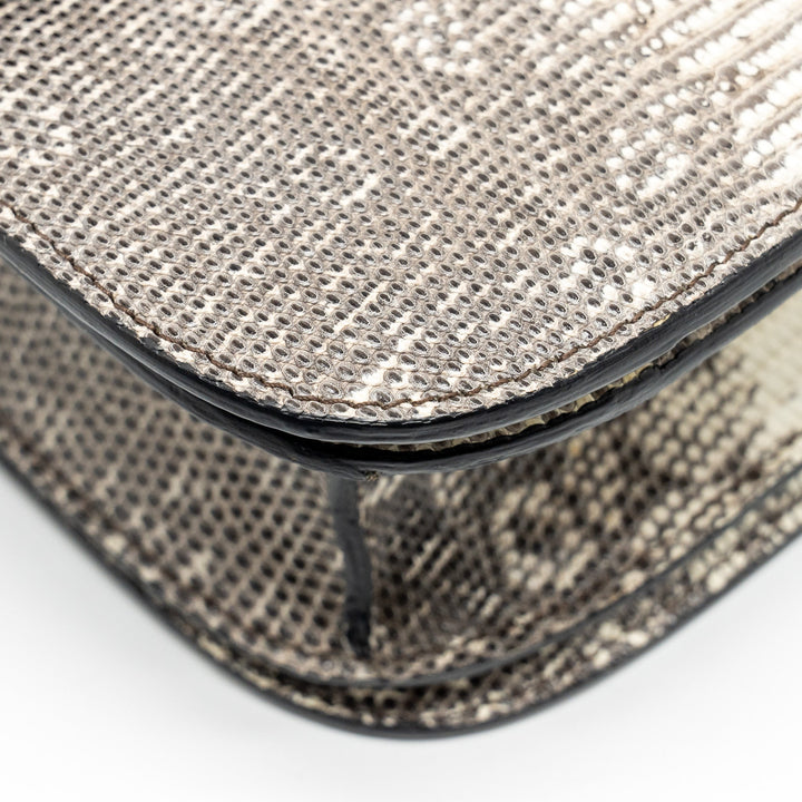 Celine Medium Box Lizard NATURAL