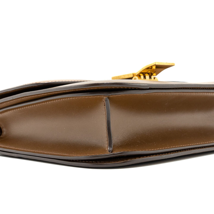 Celine Medium Box Calfskin Camel