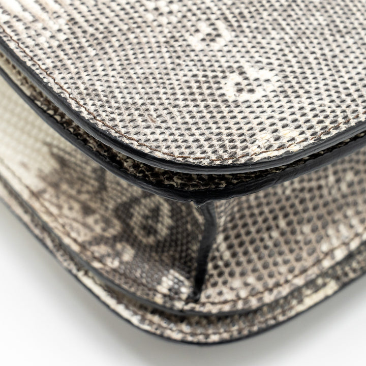 Celine Medium Box Lizard NATURAL