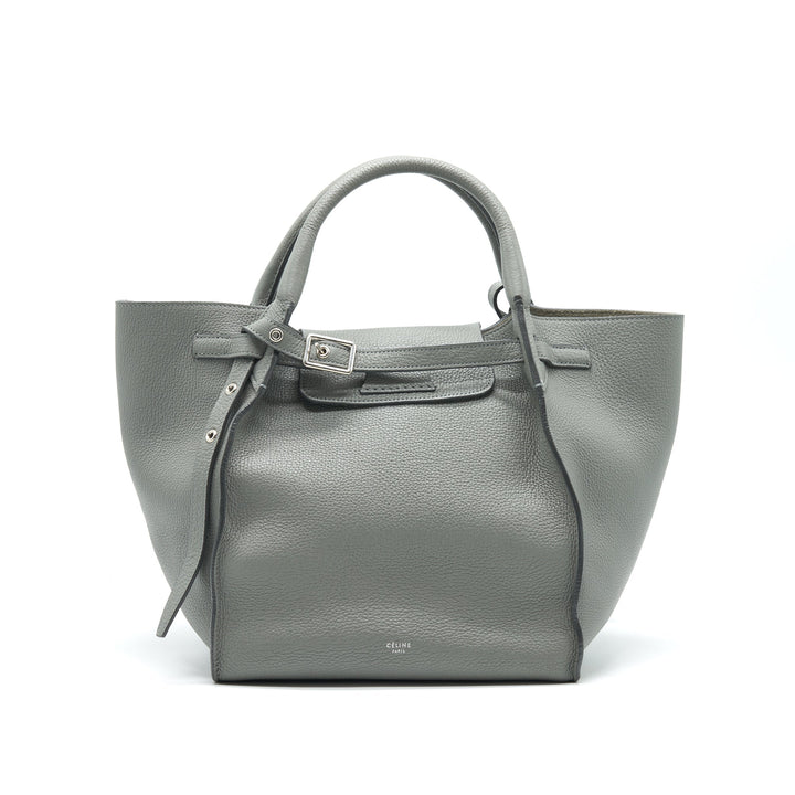 Top Quality Celine Small Big Bag with Long Strap Grey