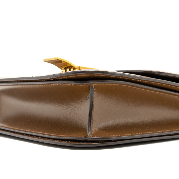 Celine Medium Box Calfskin Camel