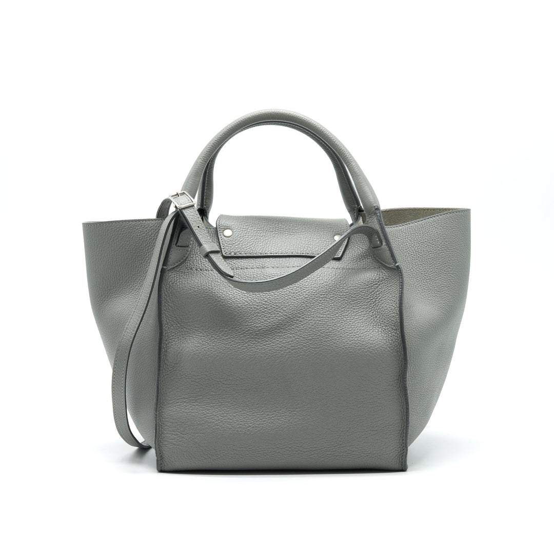 Top Quality Celine Small Big Bag with Long Strap Grey