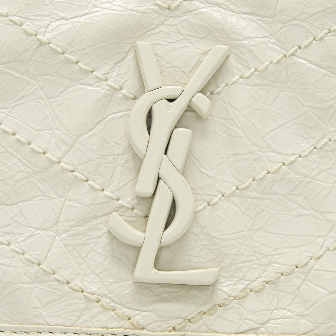 Saint Laurent/ YSL Niki Baby Chain Bag In Crinkled Vintage Leather