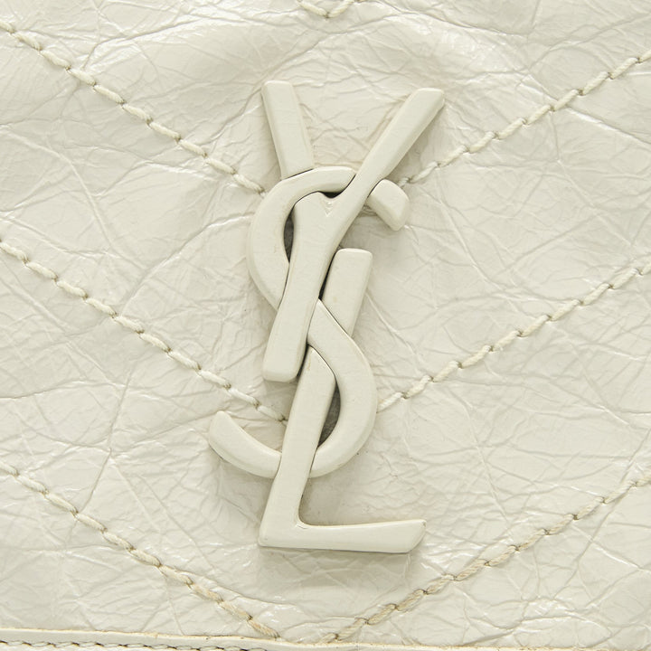 Saint Laurent/ YSL Niki Baby Chain Bag In Crinkled Vintage Leather