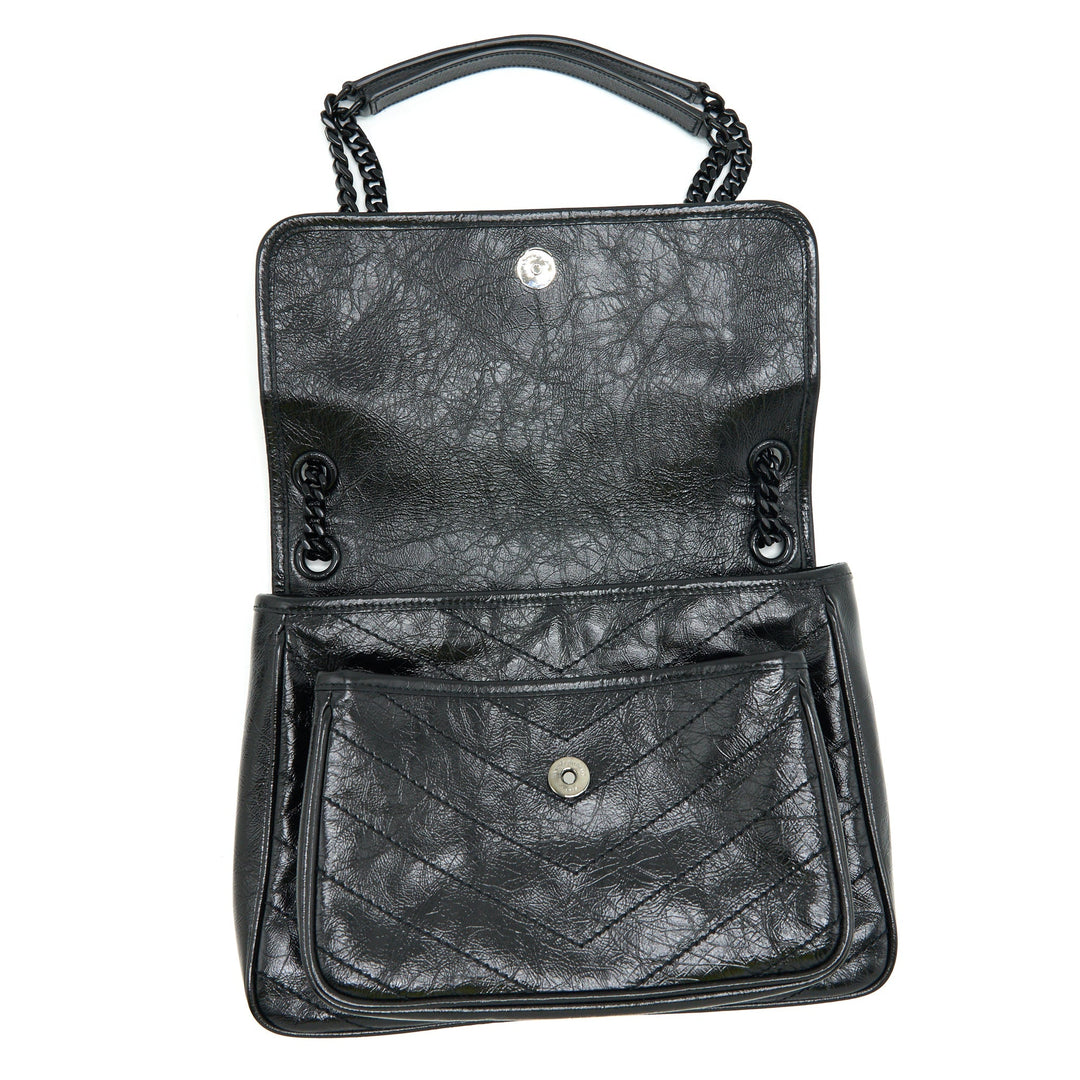 Saint Laurent/ YSL Niki Baby Bag Black with Black Hardware