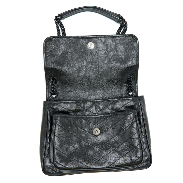 Saint Laurent/ YSL Niki Baby Bag Black with Black Hardware