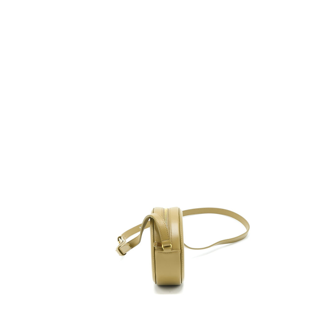Celine Crossbody Oval Purse Calfskin Olive