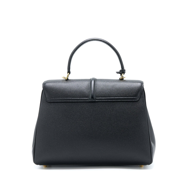 Top Quality Celine 16 Bag Grained Calfskin Black