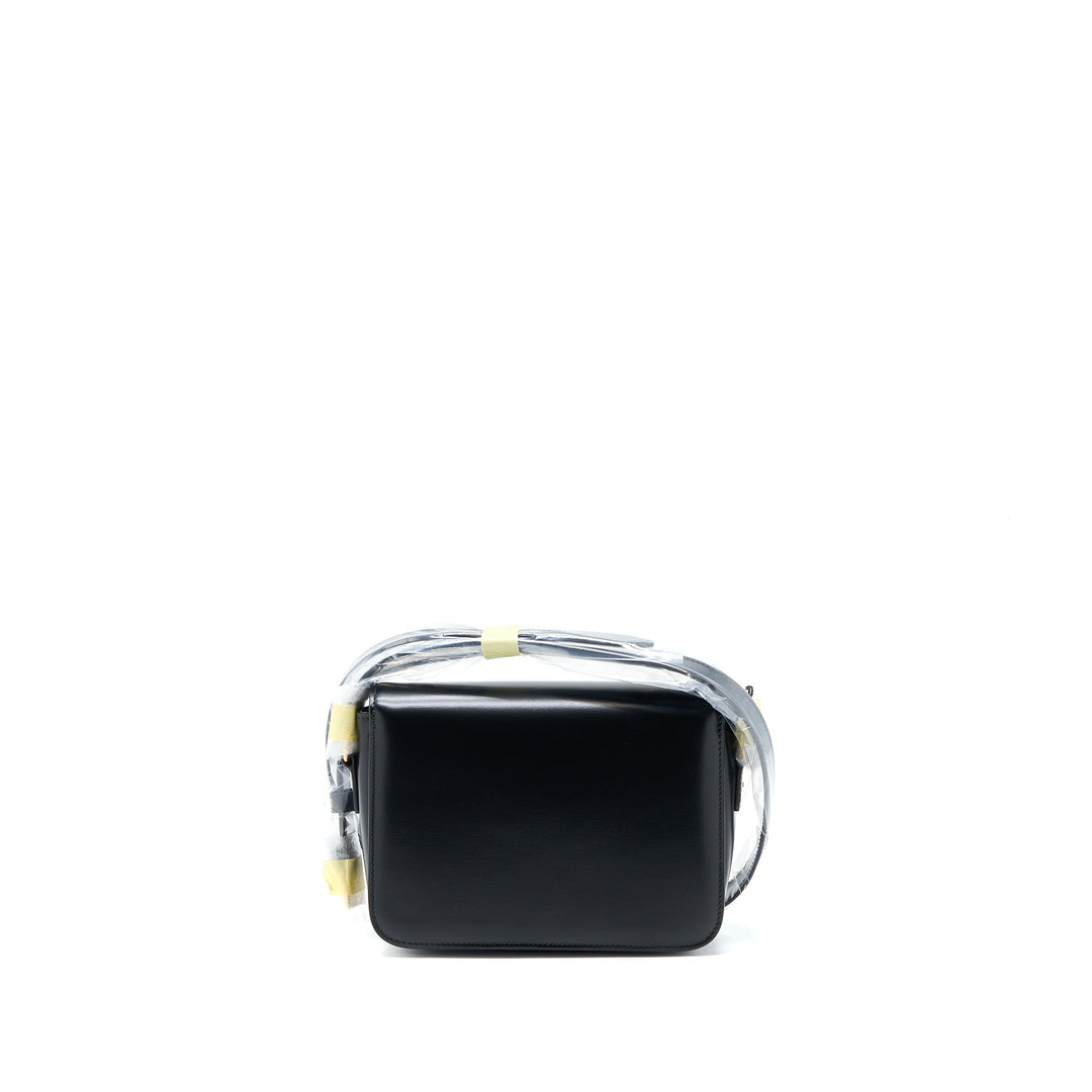 Top Quality Celine Teen Triomphe Shoulder Bag Calfskin Black