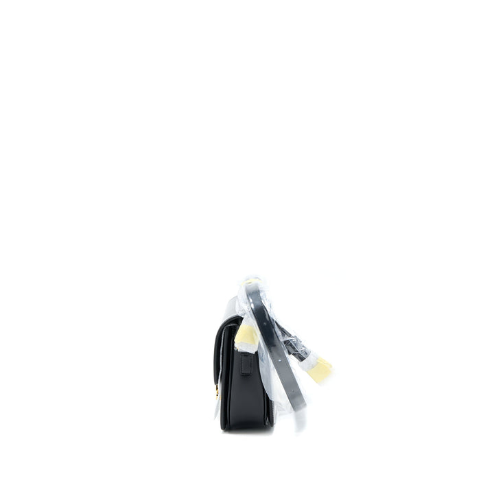 Top Quality Celine Teen Triomphe Shoulder Bag Calfskin Black