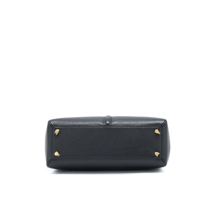 Celine 16 Bag Grained Calfskin Black