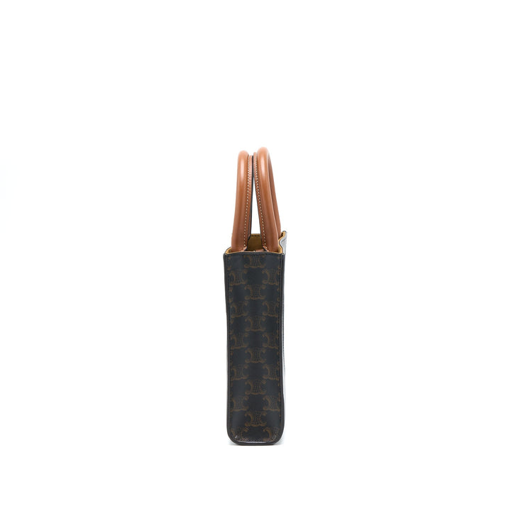 Top Quality Celine Mini Vertical Cabas Triomphe Canvas