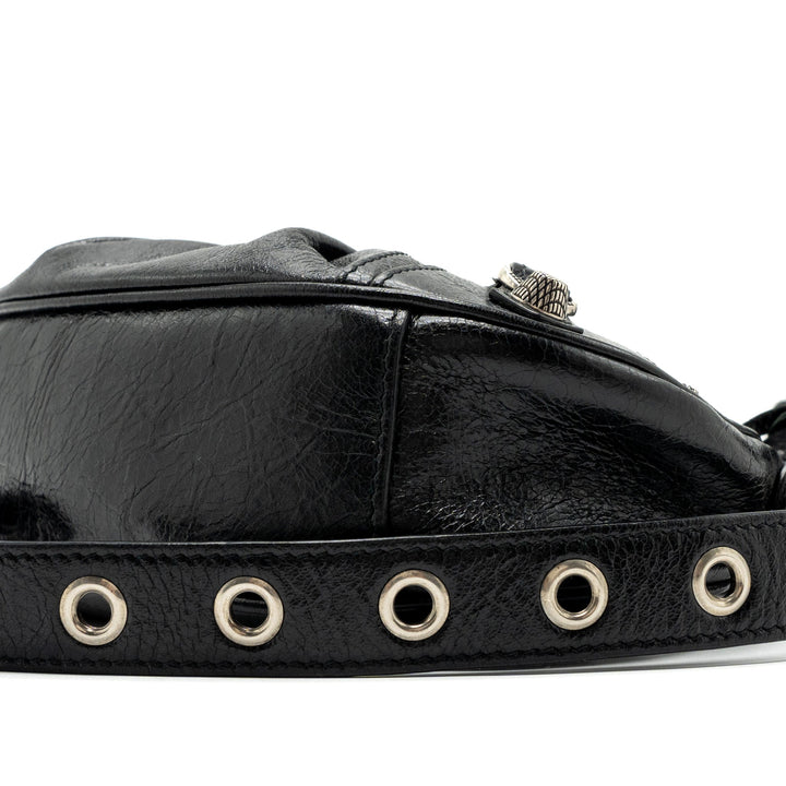 Top Quality Balenciaga Le Carbo XS shoulder bag lambskin black SHW