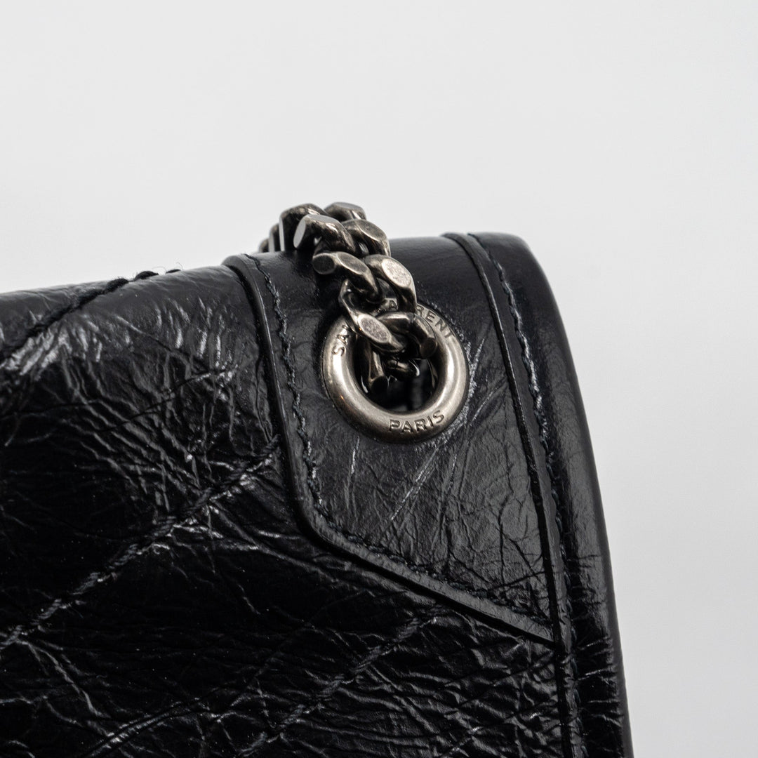 Saint Laurent Niki Baby Calfskin Black Ruthenium hardware