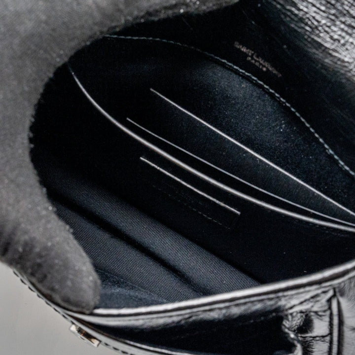 Saint Laurent Niki Baby Calfskin Black Ruthenium hardware