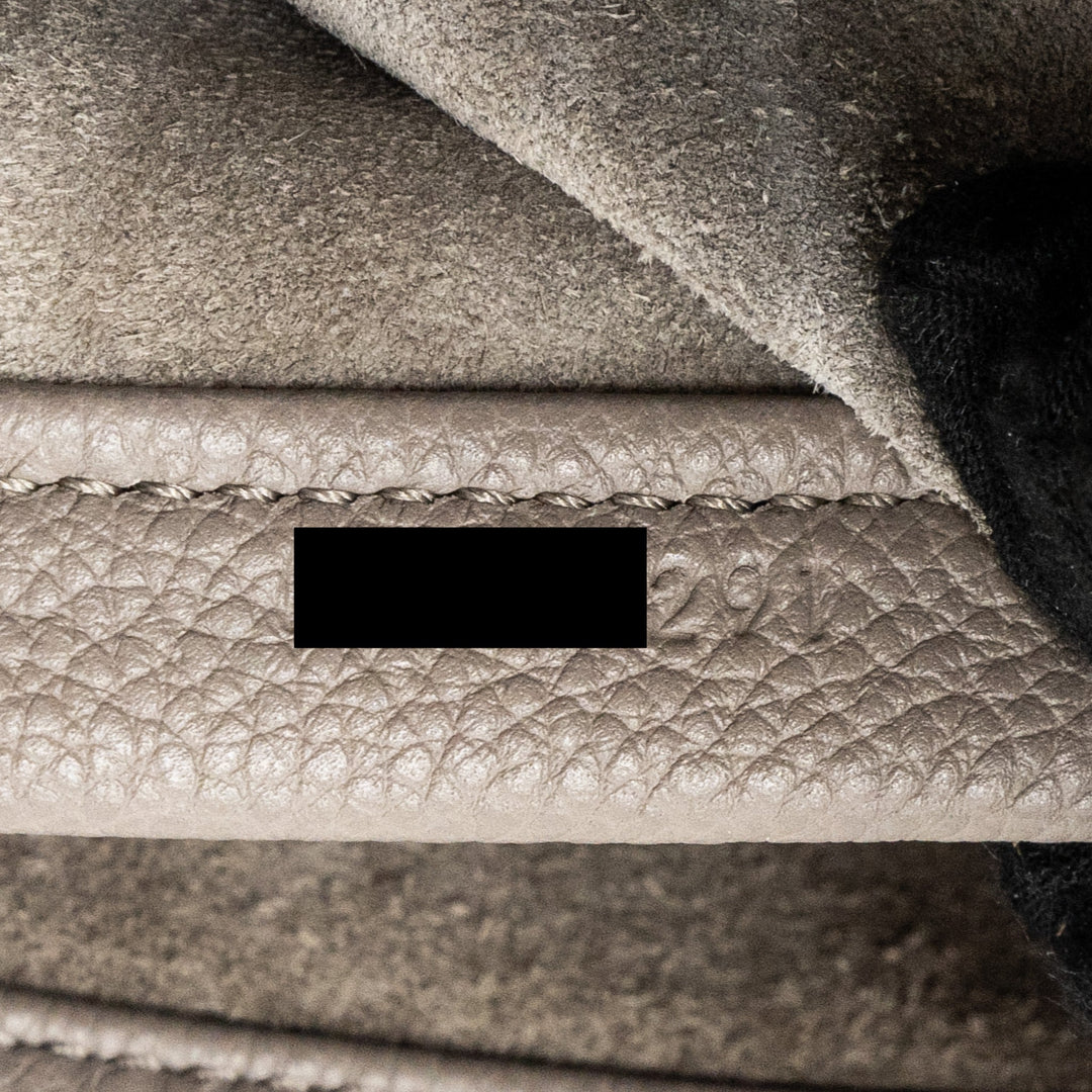 Celine Medium Soft 16 Bag Grained Calfskin Grey