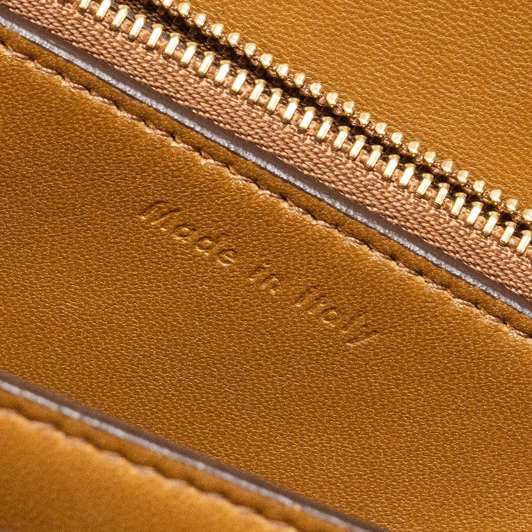 Celine Medium Classic Box Bag Calfskin Brown