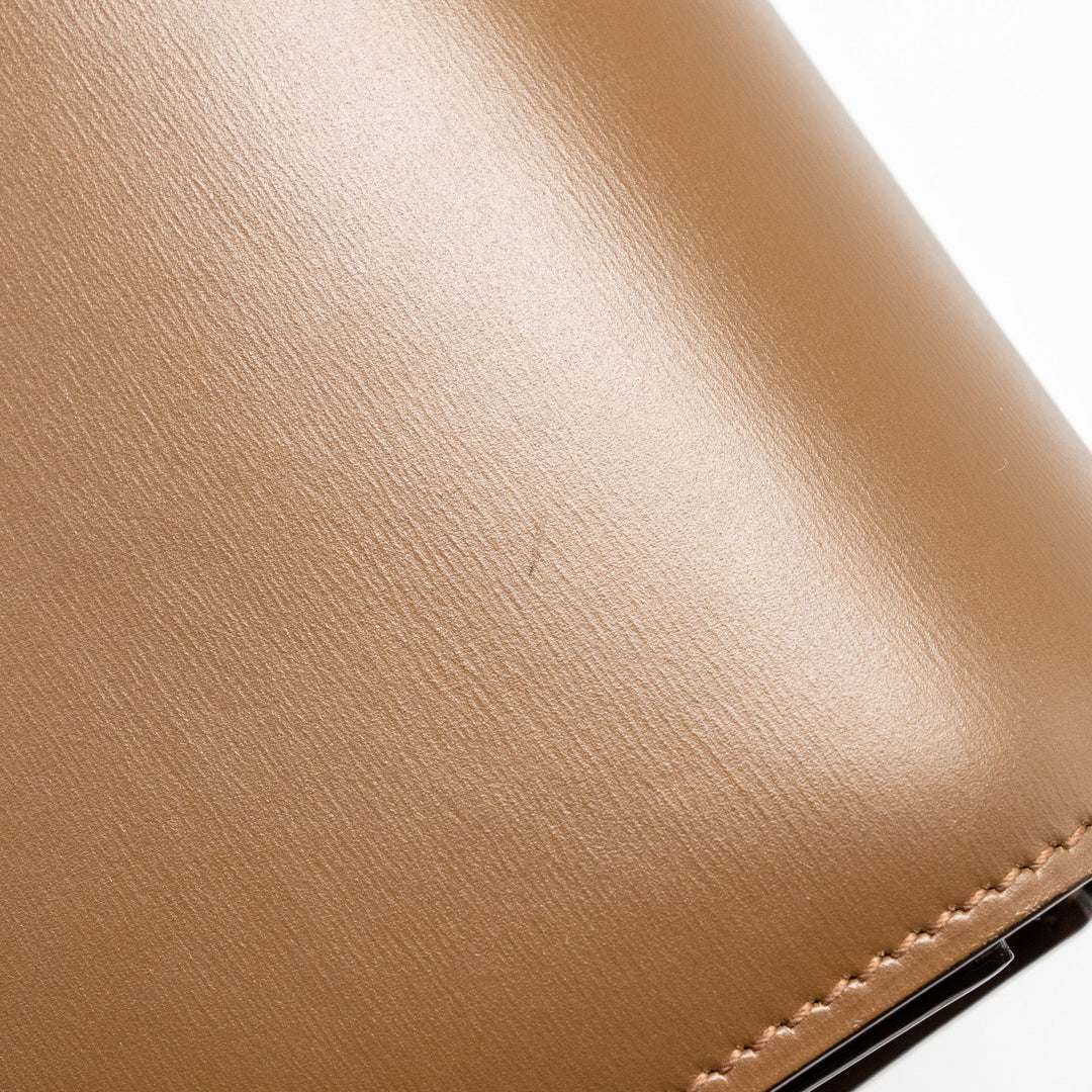 Celine Medium Classic Box Bag Calfskin Brown