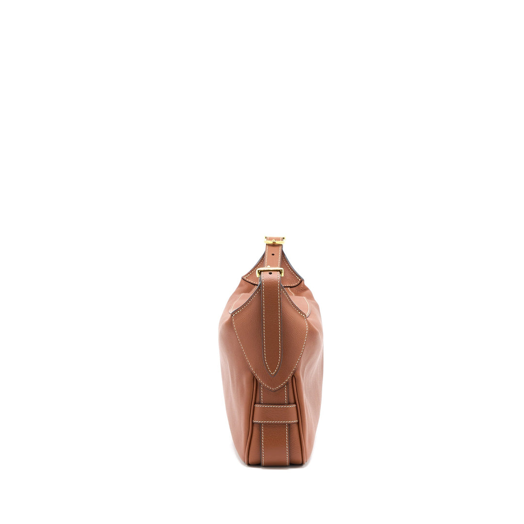 Celine Medium Romy Bag in Supple Calfskin Tan