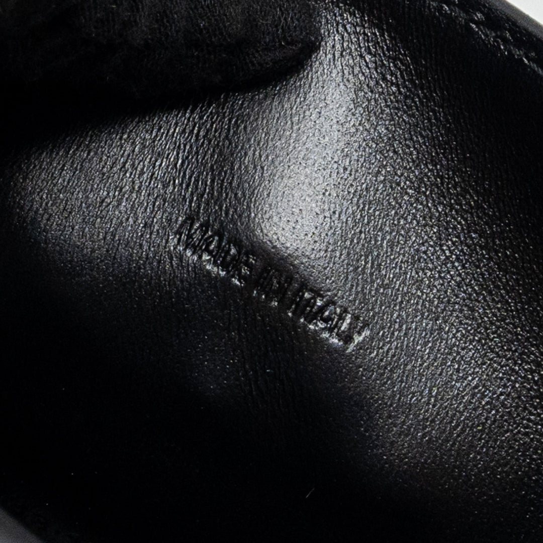 Top Quality Balenciaga Hourglass XS Handbag Crocodile Embossed Black GHW