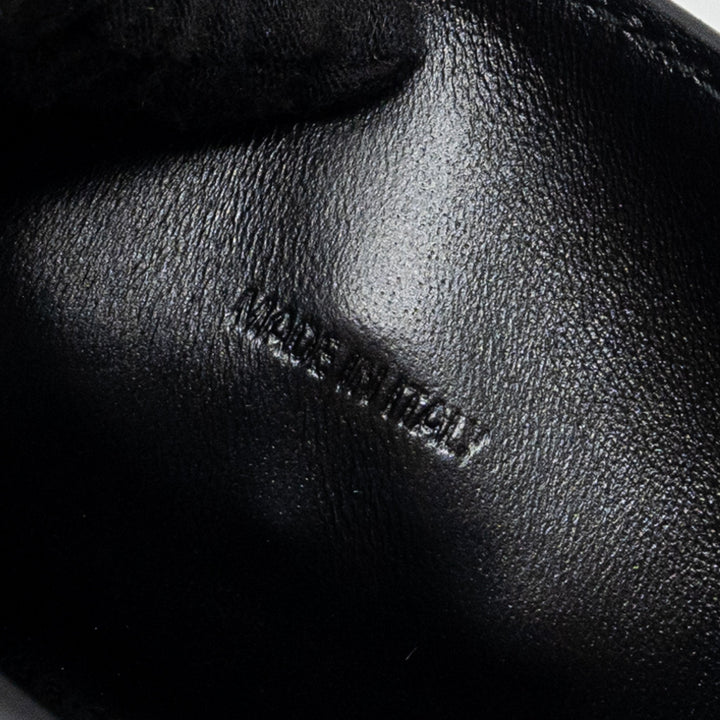 Top Quality Balenciaga Hourglass XS Handbag Crocodile Embossed Black GHW